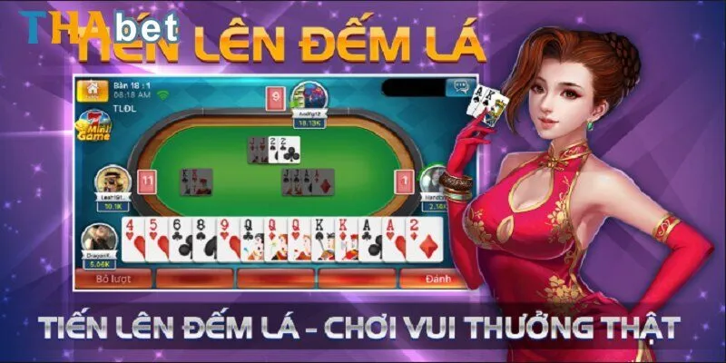 Hình ảnh minh họa trò chơi bài Tiến Lên.